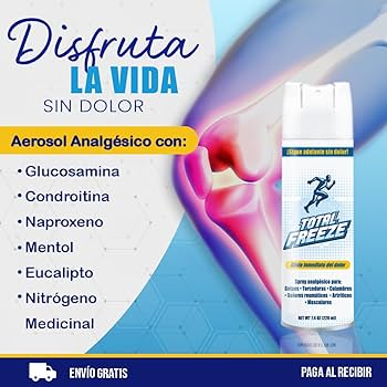 TOTAL FREEZE™ Spray analgésico refrescante instantáneo